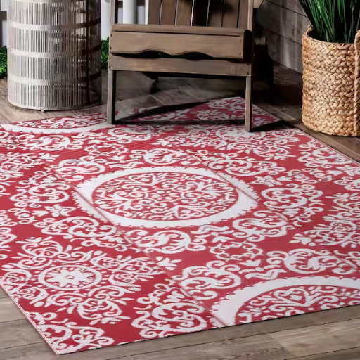 Nuu Garden 6' x 9' Rectangular Moroccan Polypropylene Indoor/Outdoor Area Rug Deal