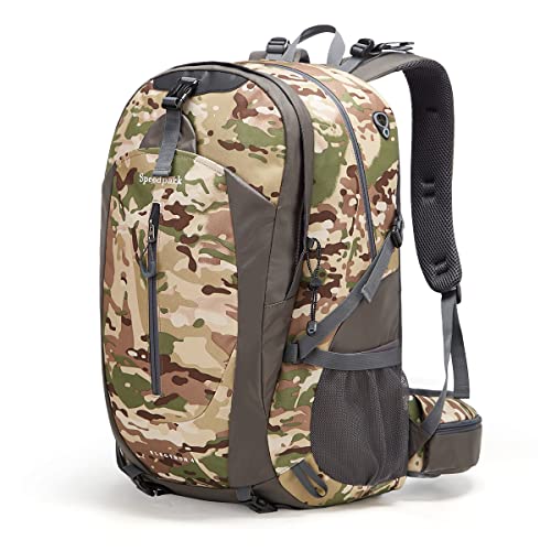 Speedpark 40L Lightweight Waterproof Ripstop Nylon Hiking Backpack w/ Rain Cover Deal