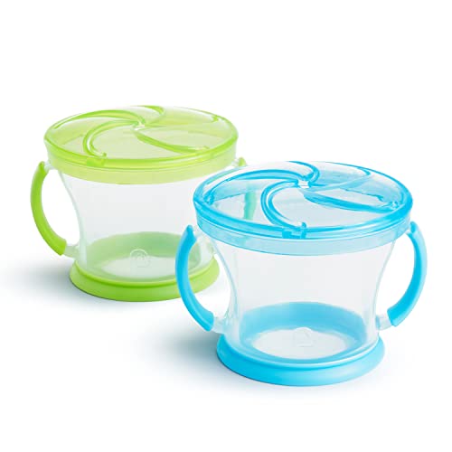 Munchkin Snack Catcher Snack Containers for Kids, No Spill, 2 Pack Deal