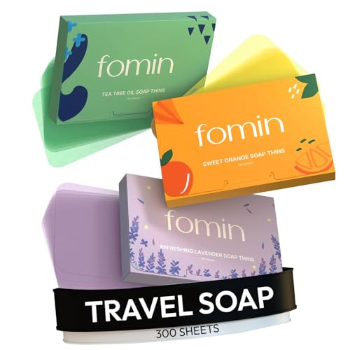 3-Pack 100-Count FOMIN Antibacterial Paper Soap Sheets