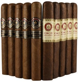 Smash Pack: Monte Nica by AJ vs Cinco Decadas - 10 Cigars