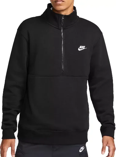 Nike Men’s Sportswear Club Brushed-Back 1/2 Zip Pullover Sweatshirt
