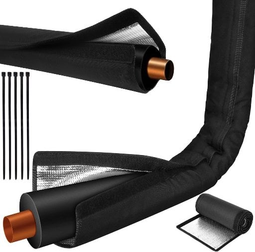 Kanosan Flexible 600D Outdoor HVAC Copper Pipe Insulation Cover 72" x 10.2" Deal