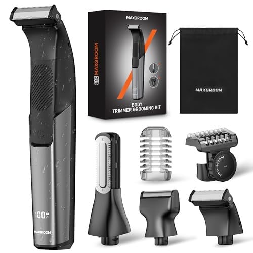 MAXGROOM Body Hair Trimmer for Men 3-in-1