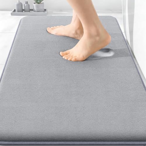 OLANLY Thick Memory Foam Bath Mat 30x20" Deal