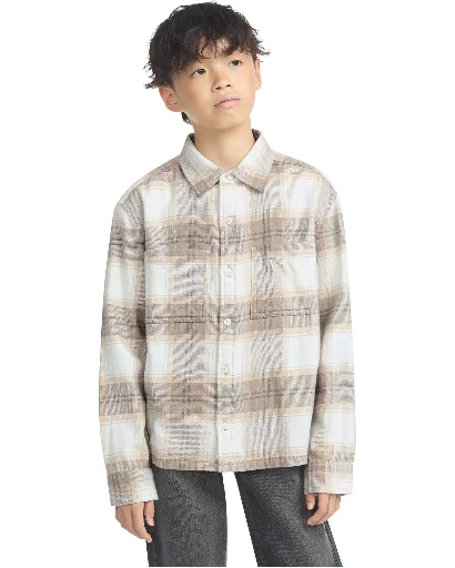 Abercrombie Kids' Traditional Flannel Shirt Deal