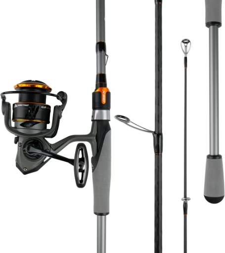 Ozark Trail GS-X Spinning Combo, 6'6" Medium Heavy Action 2-Pieces Fishing Rod, Size 4000 Reel Deal