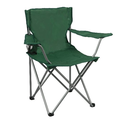 Ozark Trail Quad Folding Camp Chair w/ Cup Holder & Carry Bag