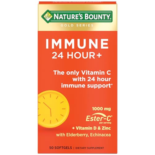 Nature's Bounty 24 Hour Immune Support Rapid Release Softgels 50-Count