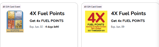 Kroger 4X Gift Card Event Deal