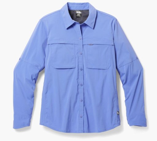 REI Co-op Women's Sahara Long-Sleeve Shirt (Astral Purple)
