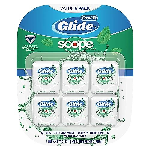Oral-B Glide Scope Floss 6-Pack 40-M
