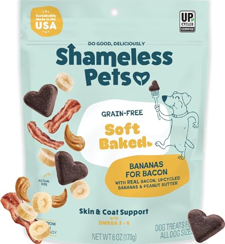 Shameless Pets Soft-Baked Dog Treats Bananas for Bacon 6-Oz Deal