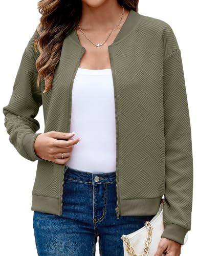 Lightweight Bomber Jacket Zip-Up