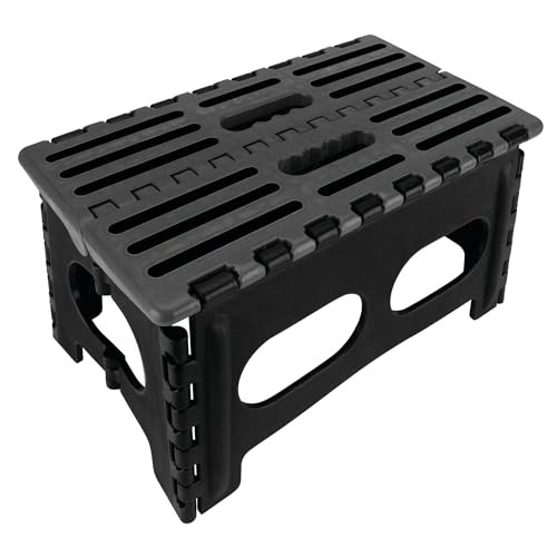 Performance Tool Heavy Duty Folding Step Stool with Non-Skid Platform W85041
