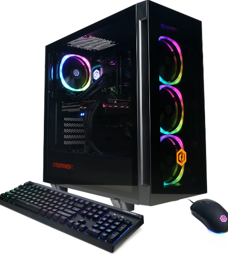 CyberPowerPC Gamer Supreme Gaming Desktop, AMD Ryzen 7 8700F, 32GB RAM, AMD Radeon RX 7800 XT 16GB, 2TB SSD
