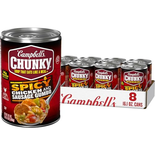 8-Pack 16.1-Oz Campbell's Chunky Spicy Soup (Chicken and Sausage Gumbo)
