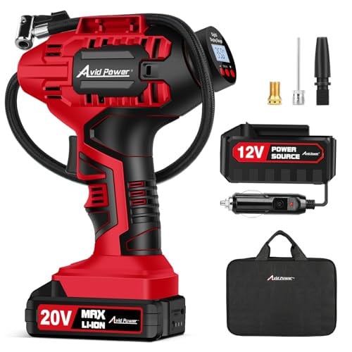 AVID POWER Tire Inflator Portable Air Compressor 20V