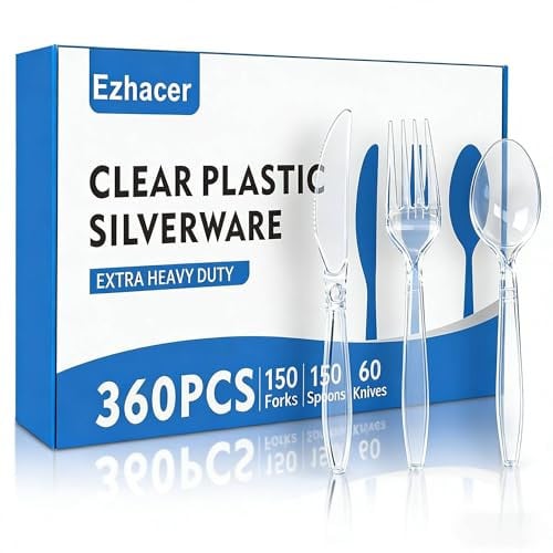 Heavy Duty Plastic Silverware 360 Count Deal