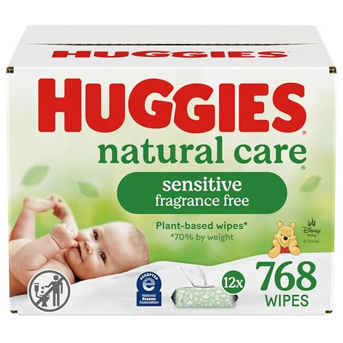 Huggies Natural Care Sensitive Baby Wipes 768 Count