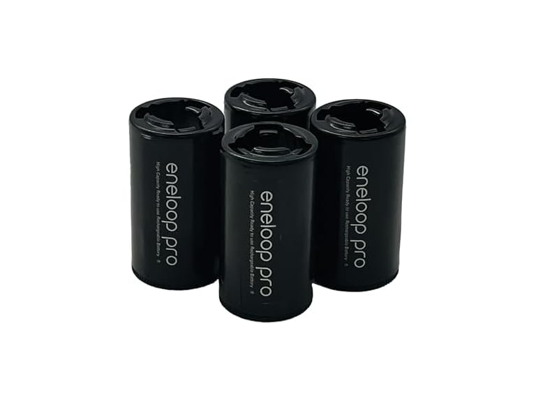 Eneloop Panasonic Pro Battery Adapters (4 Pack)