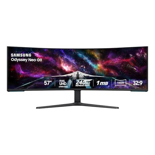 57" Samsung Odyssey Neo G9 Dual 4K Quantum Mini-LED 240Hz Curved VA Gaming Monitor Deal