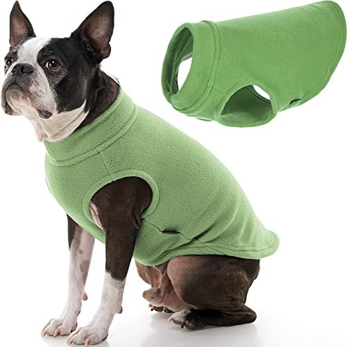 Gooby Stretch Fleece Vest Pullover for Dogs, Grass Green, 2X-Large Deal