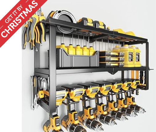3-Tier Power Tool Organizer (7 Slot)