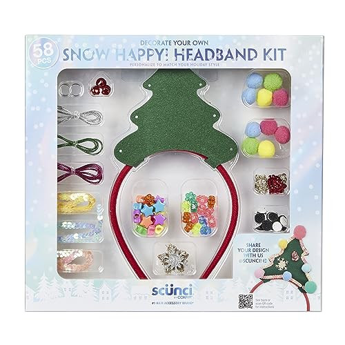 Scunci by Conair Holiday DIY Christmas Headband Kit