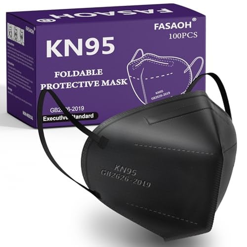 KN95 Black Masks 100-Pack Deal