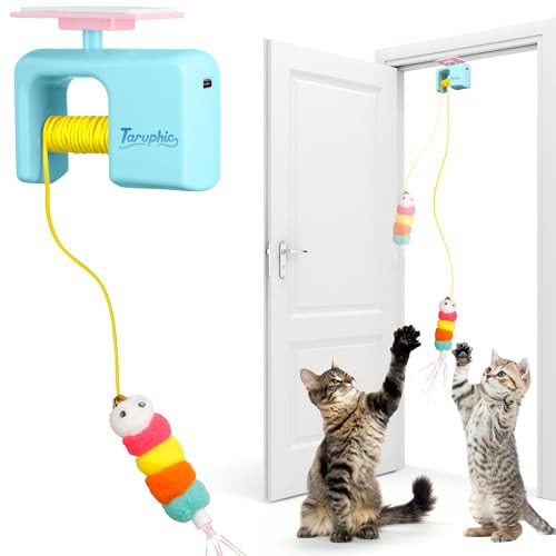 Interactive Cat Toy Door Hanging  with Detachable Design