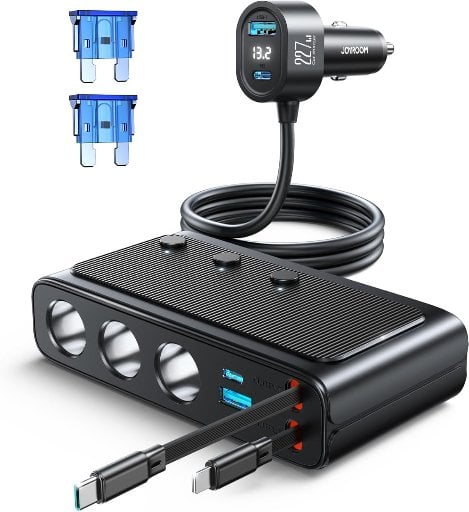 Joyroom 9-in-1 12V/24V Car Cigarette Lighter Splitter Deal
