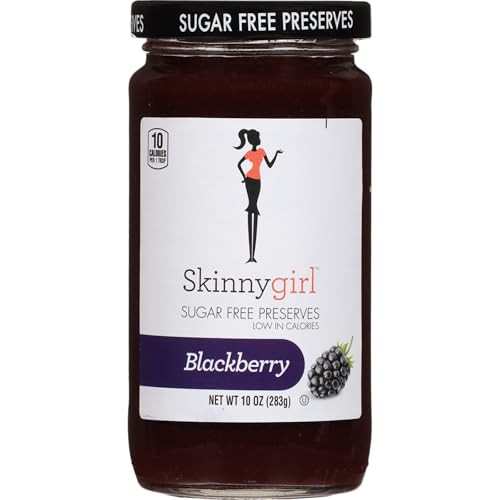 Skinnygirl Sugar Free Preserves, Blackberry, 10 Oz.