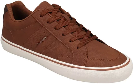 Dockers Men's Curtis Casual Lace-Up Sneakers, Brown Deal