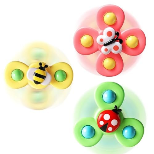 Suction Cup Spinner Toys 3-Pack Deal