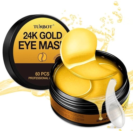 Tunbot 24K Gold Eye Mask 60-Piece Deal