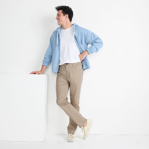 Lands' End Men's Lightweight Relaxed Tapered Pants