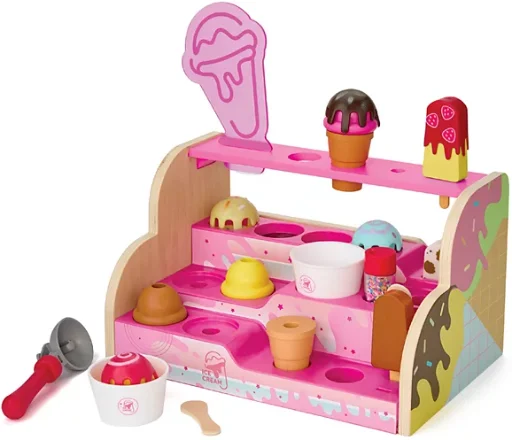 Geoffrey's Toy Box Scoop Top Ice Cream Counter Playset 22-Piece Deal