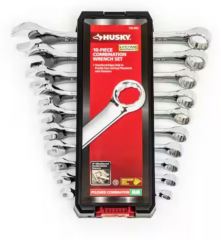 Husky 10-Piece Combination Wrench Set Deal
