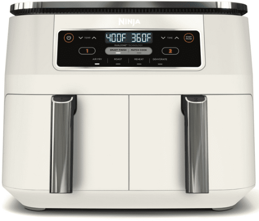 Ninja Foodi 4-in-1 8 Qt DualZone 2 Basket XL Capacity Air Fryer
