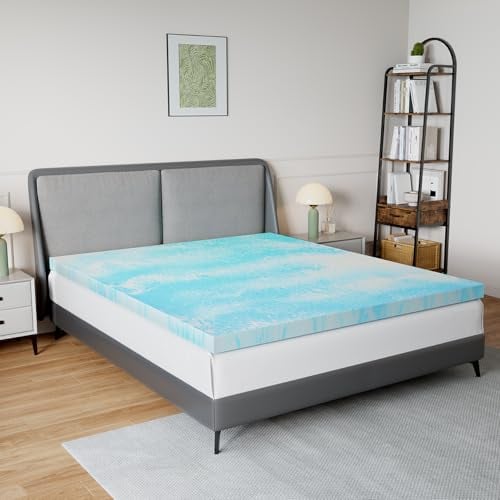 Novilla Cooling Gel Memory Foam Mattress Topper 2 Inch Full Size Deal