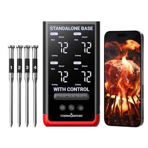 ThermoMaven P4 Smart Bluetooth Wireless Meat Thermometer w/ 4 Probes Deal