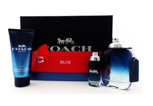 Coach New York Blue EDT 3-Piece Men's Set