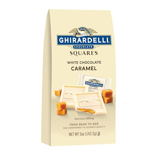GHIRARDELLI White Chocolate Caramel Squares 6-Pack