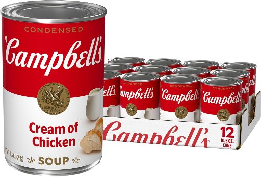 Campbell's Condensed Cream of Chicken Soup 10.5 oz Can 12-Pack