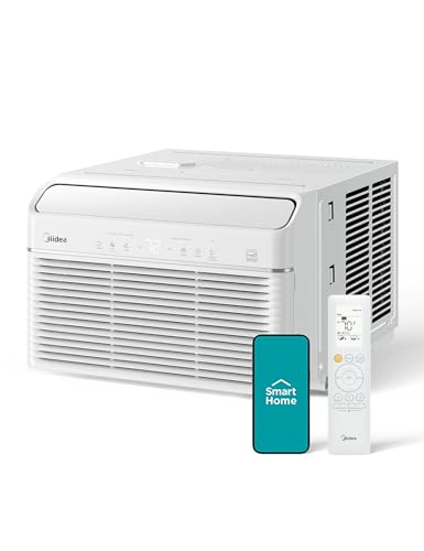Midea 8,000 BTU Smart Inverter Air Conditioner Window Unit w/ Heat/Dehumidifier