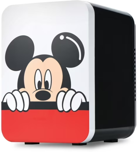 Disney Mickey 4 Litre 6 Can AC Mini Fridge Thermoelectric Cooler