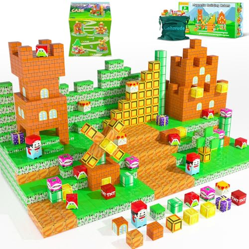 120 Piece Magnetic Building Blocks FORT Set