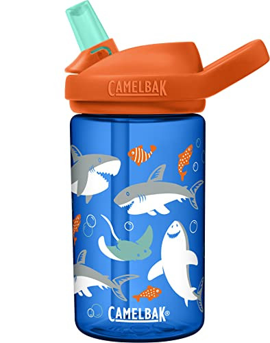 14-Ounce CamelBak Eddy+ Kids Bite Valve Straw Tritan Water Bottle