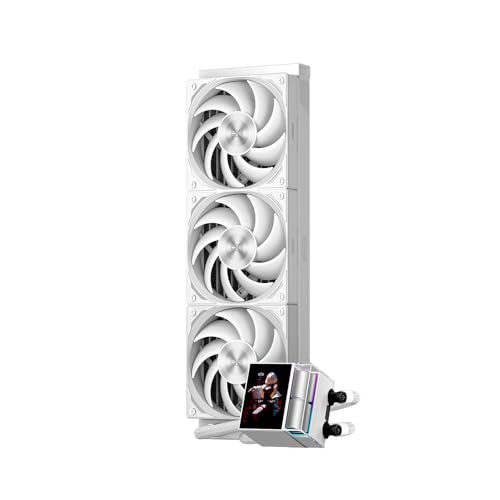 CPU Cooler Liquid Freezer 360mm with 2.4 Inch IPS LCD Screen and 3-Pack Case Fans